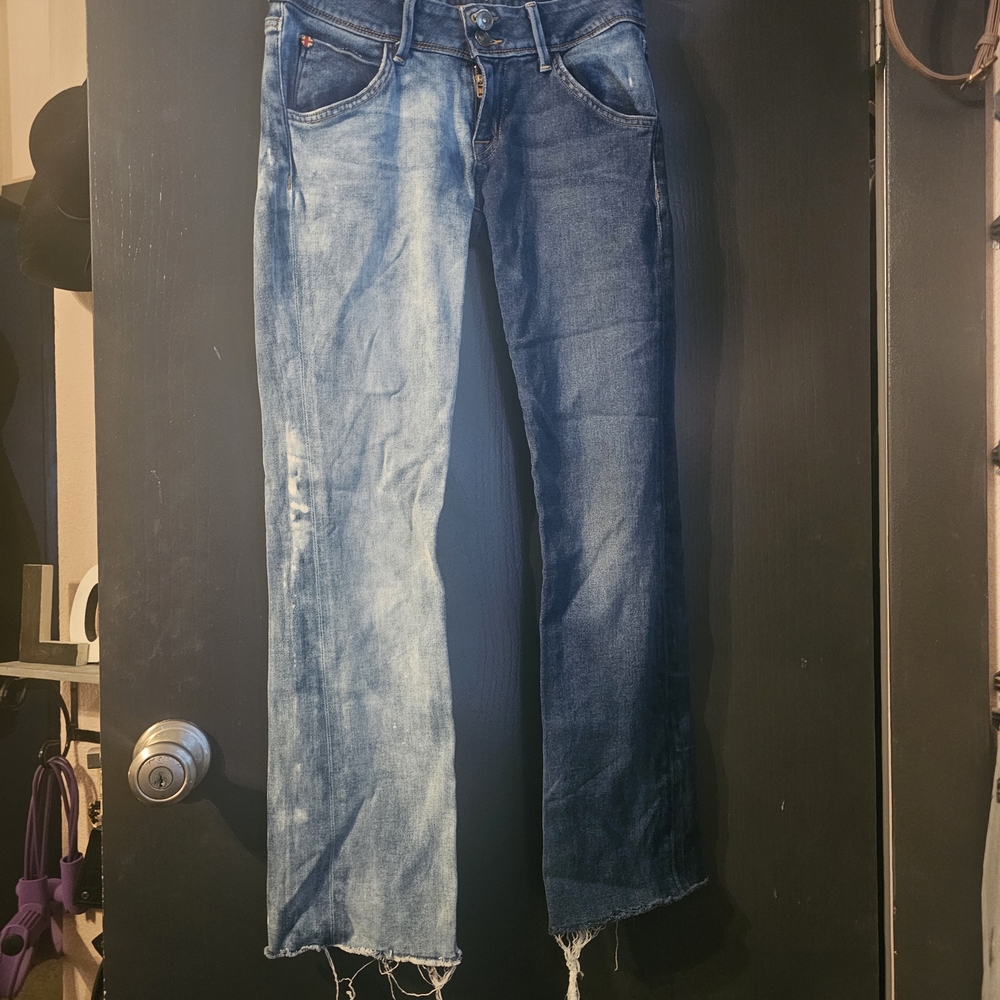 Hudson Jeans Blue Straight Leg Denim